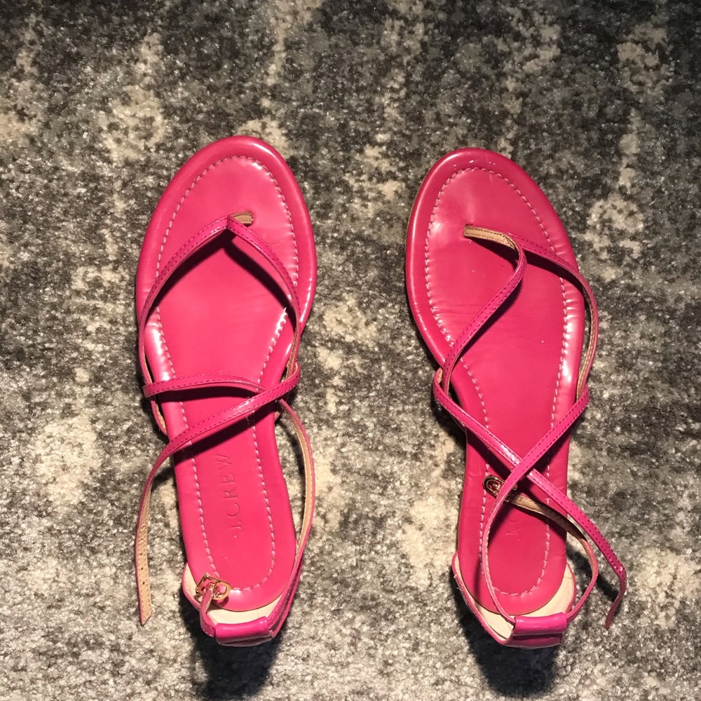 Pink J.Crew sandals